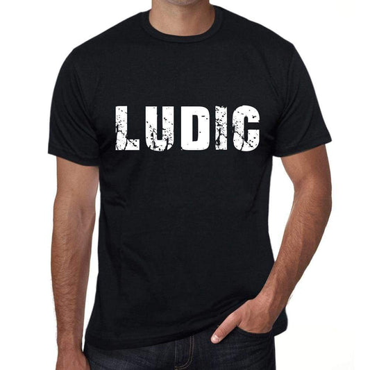 Ludic Mens Retro T Shirt Black Birthday Gift 00553 - Black / Xs - Casual