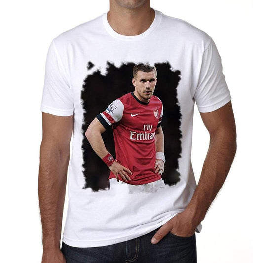 Lukas Podolski T-Shirt For Mens Short Sleeve Cotton Tshirt Men T Shirt 00034 - T-Shirt