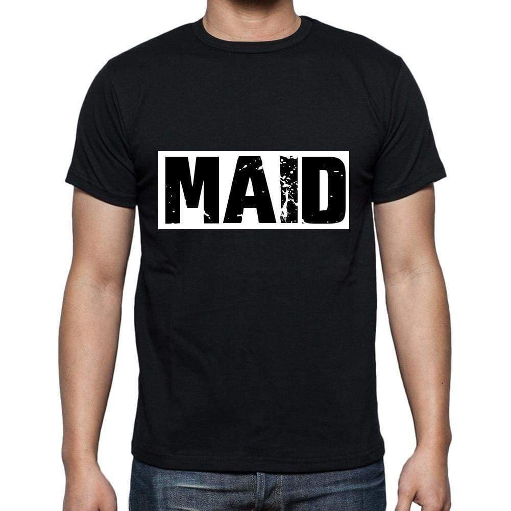 Maid T Shirt Mens T-Shirt Occupation S Size Black Cotton - T-Shirt