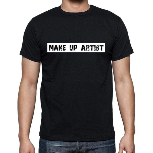Make Up Artist T Shirt Mens T-Shirt Occupation S Size Black Cotton - T-Shirt