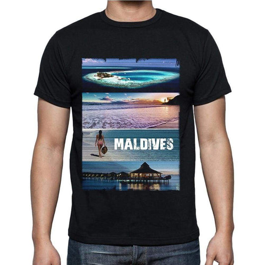 Maldives 3 Mens T-Shirt One In The City 00192