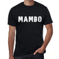 Mambo Mens Retro T Shirt Black Birthday Gift 00553 - Black / Xs - Casual