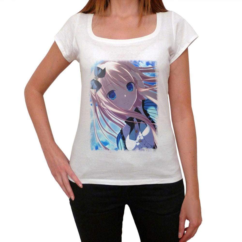 Manga Blue Dress T-Shirt For Women T Shirt Gift 00088 - T-Shirt