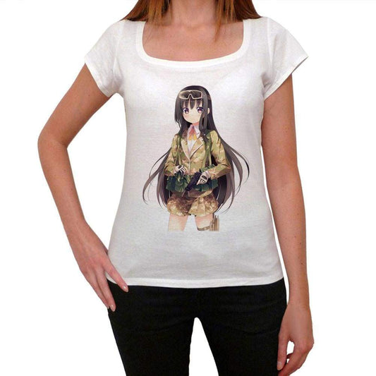 Manga Camouflage School Uniform T-Shirt For Women T Shirt Gift 00088 - T-Shirt