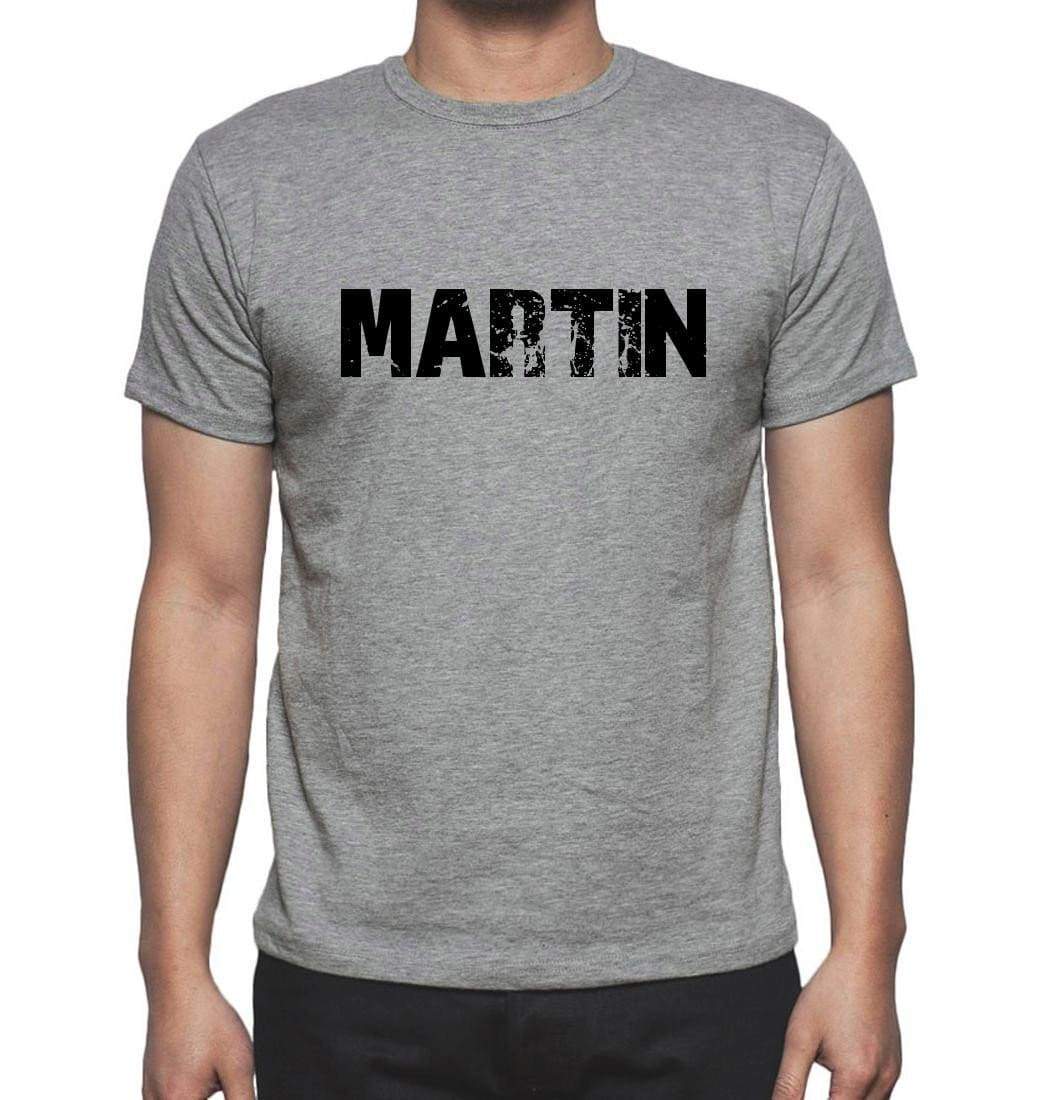 Martin Grey Mens Short Sleeve Round Neck T-Shirt 00018 - Grey / S - Casual
