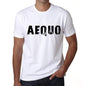 Mens Tee Shirt Vintage T Shirt Aequo X-Small White 00561 - White / Xs - Casual