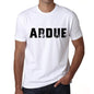 Mens Tee Shirt Vintage T Shirt Ardue X-Small White 00561 - White / Xs - Casual
