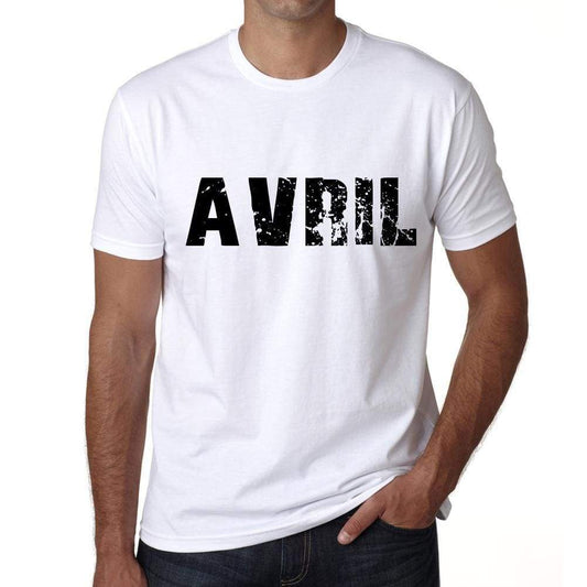 Mens Tee Shirt Vintage T Shirt Avril X-Small White 00561 - White / Xs - Casual
