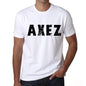 Mens Tee Shirt Vintage T Shirt Axez X-Small White 00560 - White / Xs - Casual