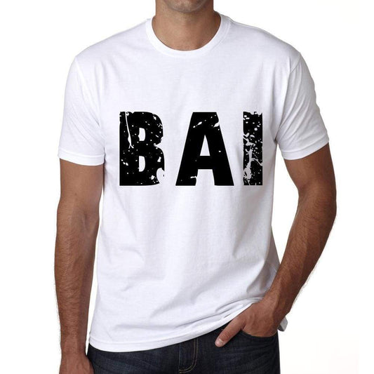 Mens Tee Shirt Vintage T Shirt Bai X-Small White 00559 - White / Xs - Casual