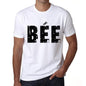Mens Tee Shirt Vintage T Shirt Bée X-Small White 00559 - White / Xs - Casual