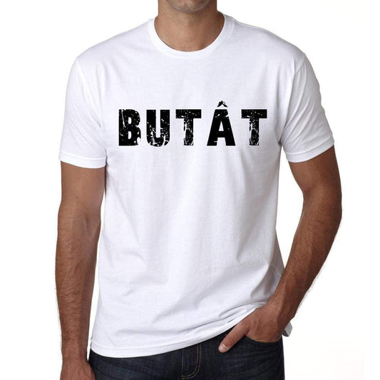 <span>Men's</span> Tee Shirt Vintage T shirt Butât X-Small White 00561 - ULTRABASIC