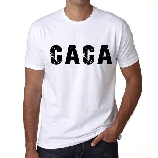 Mens Tee Shirt Vintage T Shirt Caca X-Small White 00560 - White / Xs - Casual