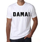 Mens Tee Shirt Vintage T Shirt Damai X-Small White 00561 - White / Xs - Casual