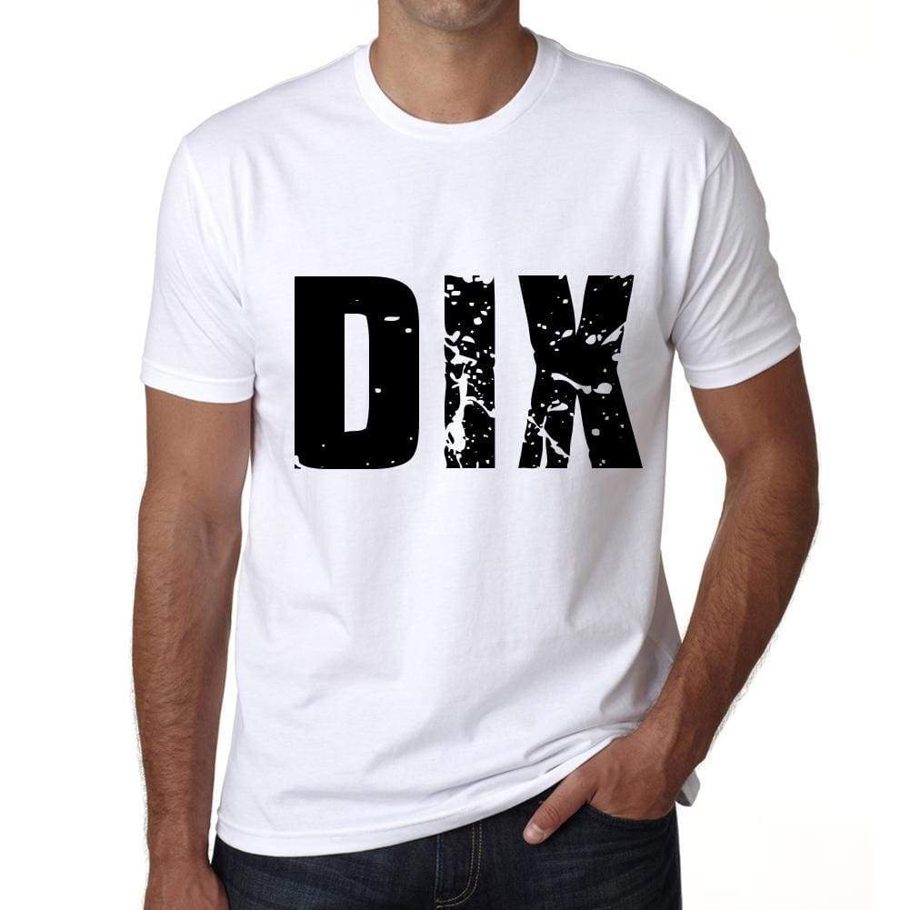 Mens Tee Shirt Vintage T Shirt Dix X-Small White 00559 - White / Xs - Casual