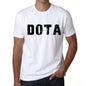 Mens Tee Shirt Vintage T Shirt Dota X-Small White 00560 - White / Xs - Casual