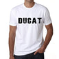 Mens Tee Shirt Vintage T Shirt Ducat X-Small White 00561 - White / Xs - Casual
