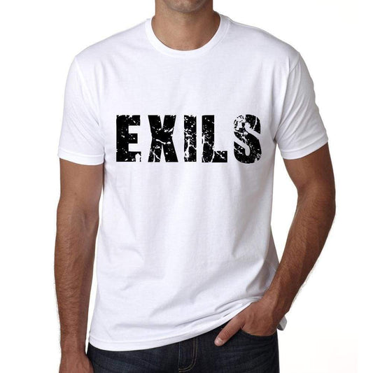 Mens Tee Shirt Vintage T Shirt Exils X-Small White 00561 - White / Xs - Casual