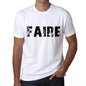 Mens Tee Shirt Vintage T Shirt Faire X-Small White 00561 - White / Xs - Casual