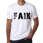 Mens Tee Shirt Vintage T Shirt Faix X-Small White 00560 - White / Xs - Casual