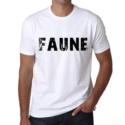 Mens Tee Shirt Vintage T Shirt Faune X-Small White 00561 - White / Xs - Casual