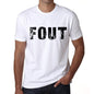 Mens Tee Shirt Vintage T Shirt Fout X-Small White 00560 - White / Xs - Casual