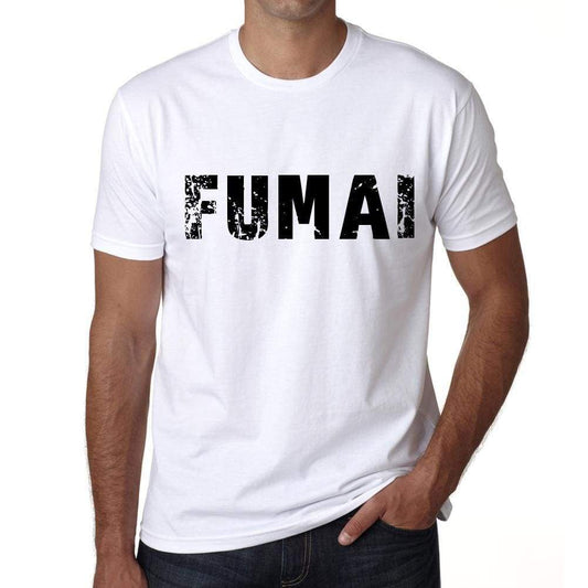 Mens Tee Shirt Vintage T Shirt Fumai X-Small White 00561 - White / Xs - Casual
