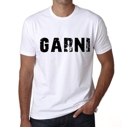 Mens Tee Shirt Vintage T Shirt Garni X-Small White 00561 - White / Xs - Casual