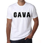 Mens Tee Shirt Vintage T Shirt Gava X-Small White 00560 - White / Xs - Casual
