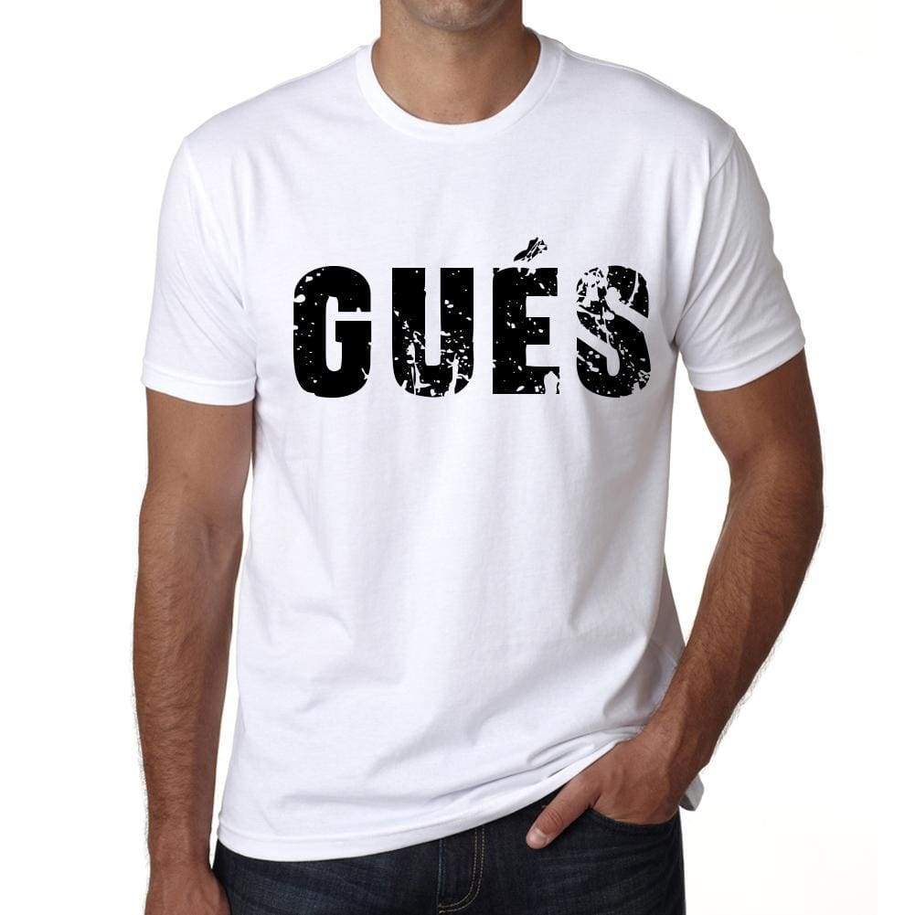 Mens Tee Shirt Vintage T Shirt Guès X-Small White 00560 - White / Xs - Casual