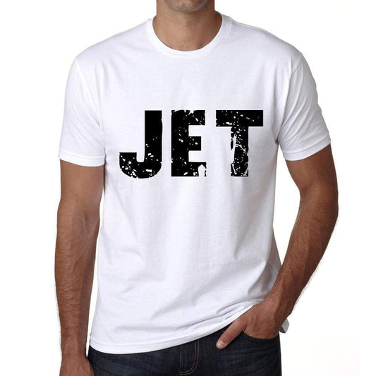 Mens Tee Shirt Vintage T Shirt Jet X-Small White 00559 - White / Xs - Casual