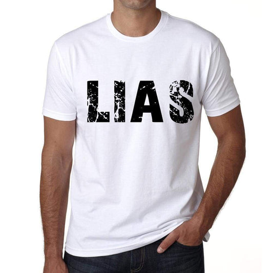 Mens Tee Shirt Vintage T Shirt Lias X-Small White 00560 - White / Xs - Casual