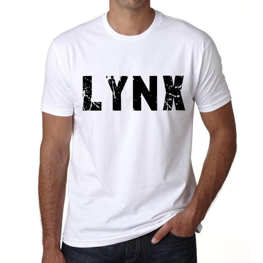 Mens Tee Shirt Vintage T Shirt Lynx X-Small White 00560 - White / Xs - Casual