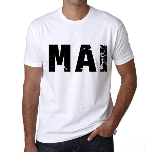 Mens Tee Shirt Vintage T Shirt Mai X-Small White 00559 - White / Xs - Casual