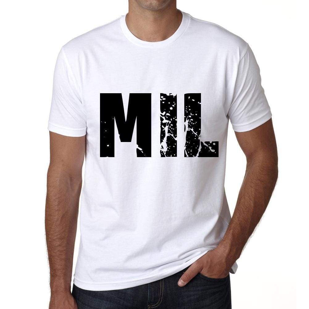 Mens Tee Shirt Vintage T Shirt Mil X-Small White 00559 - White / Xs - Casual