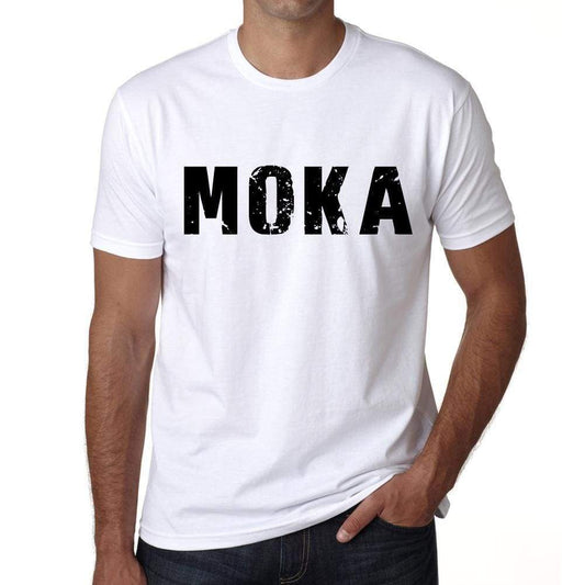 Mens Tee Shirt Vintage T Shirt Moka X-Small White 00560 - White / Xs - Casual