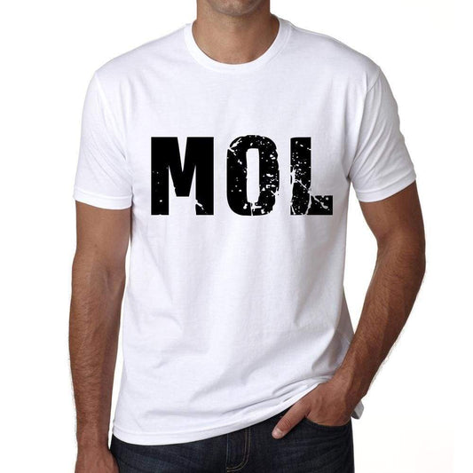 Mens Tee Shirt Vintage T Shirt Mol X-Small White 00559 - White / Xs - Casual