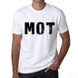 Mens Tee Shirt Vintage T Shirt Mot X-Small White 00559 - White / Xs - Casual