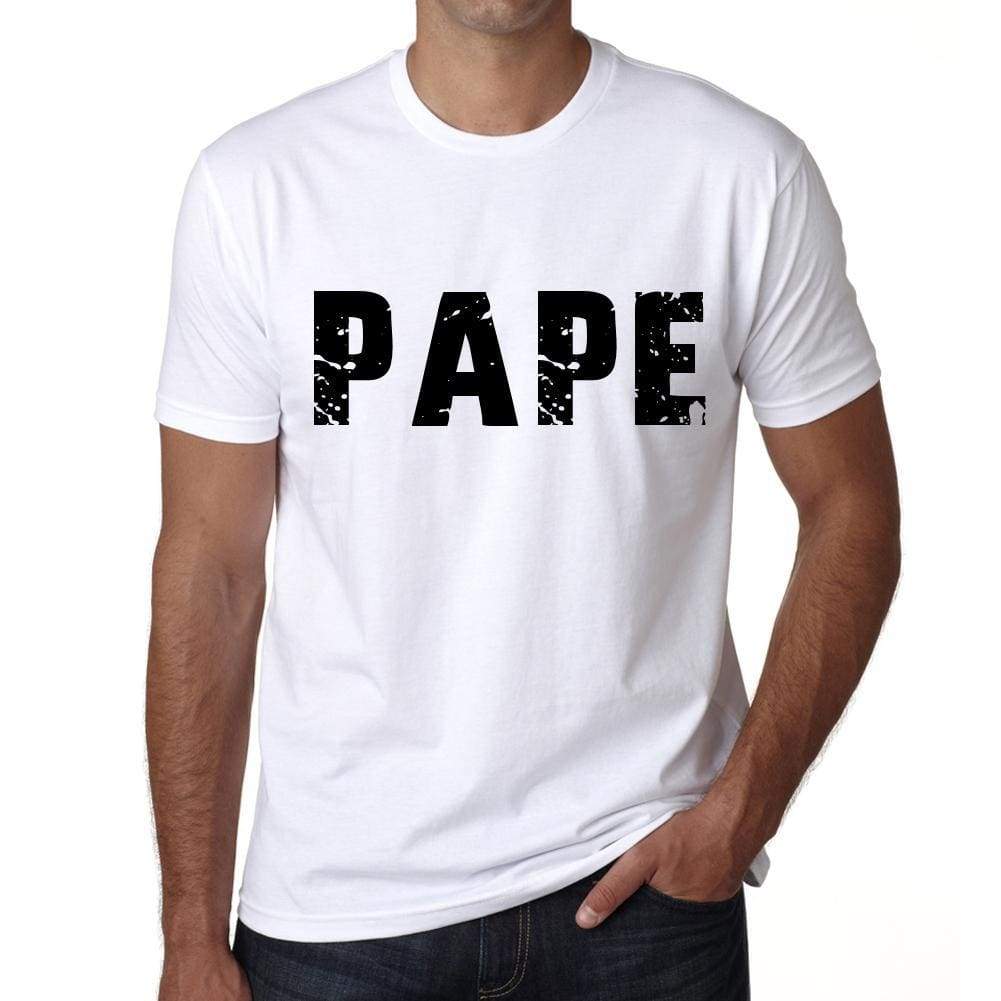 Mens Tee Shirt Vintage T Shirt Pape X-Small White 00560 - White / Xs - Casual