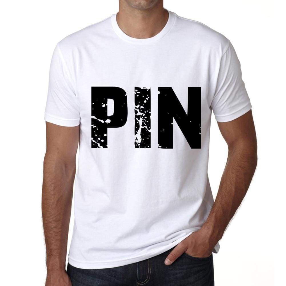 Mens Tee Shirt Vintage T Shirt Pin X-Small White 00559 - White / Xs - Casual