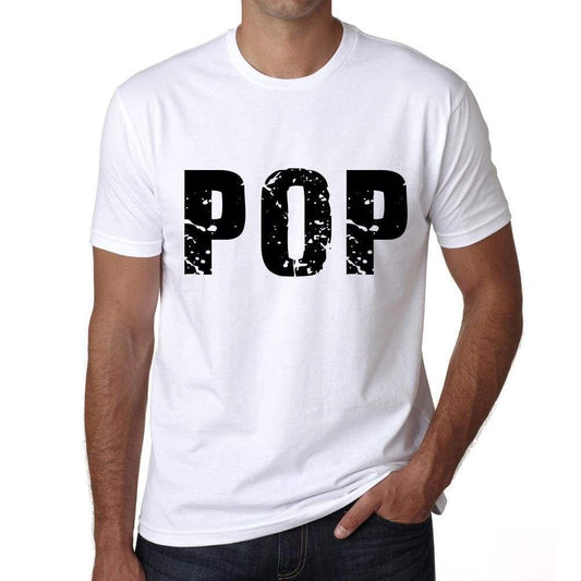 <span>Men's</span> Tee Shirt Vintage T shirt Pop X-Small White 00559 - ULTRABASIC