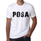 Mens Tee Shirt Vintage T Shirt Posa X-Small White 00560 - White / Xs - Casual