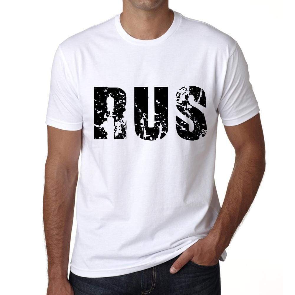 Mens Tee Shirt Vintage T Shirt Rus X-Small White 00559 - White / Xs - Casual