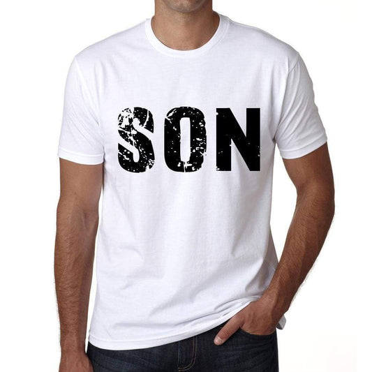 Mens Tee Shirt Vintage T Shirt Son X-Small White 00559 - White / Xs - Casual