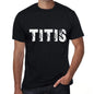 Mens Tee Shirt Vintage T Shirt Titis X-Small Black 00558 - Black / Xs - Casual