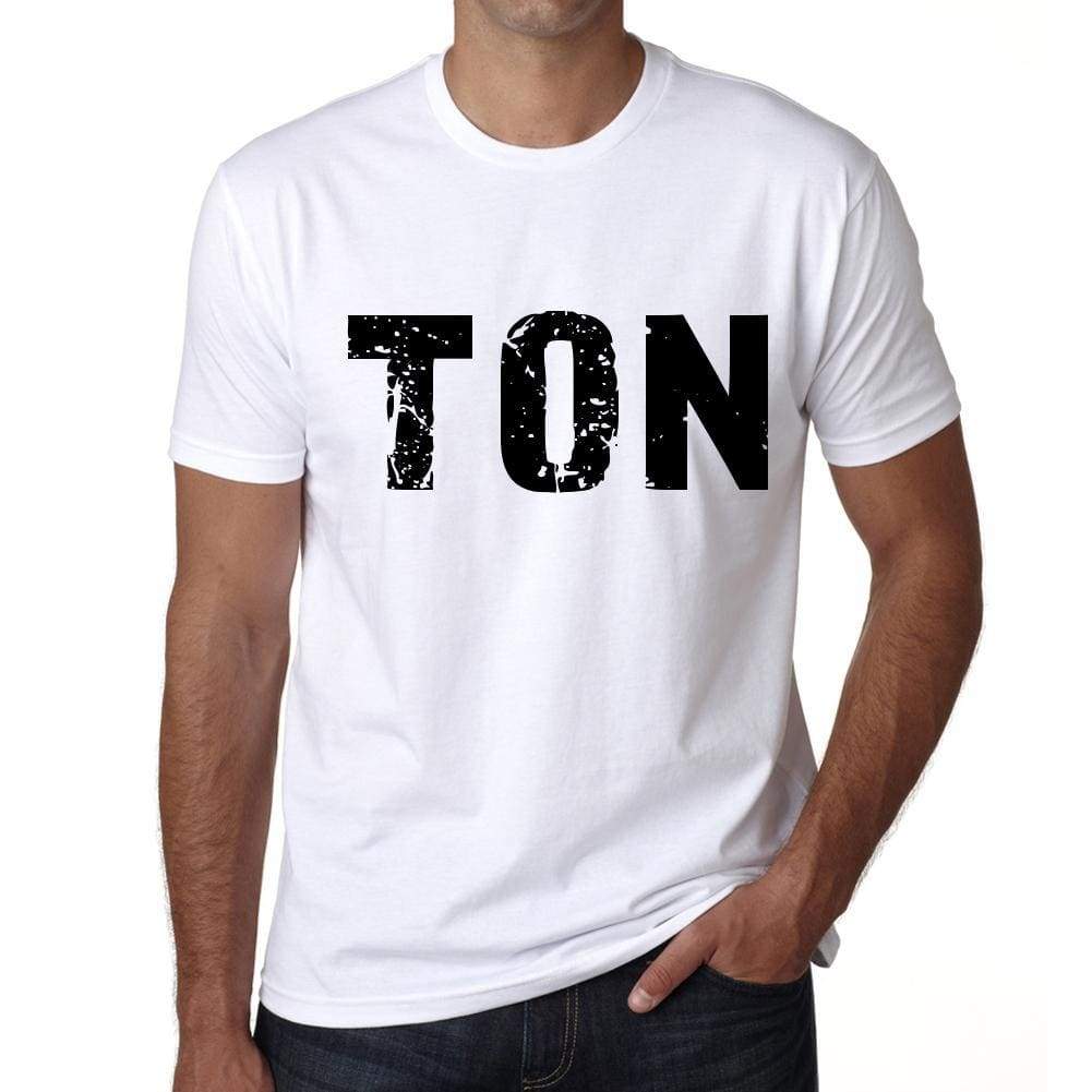 Mens Tee Shirt Vintage T Shirt Ton X-Small White 00559 - White / Xs - Casual