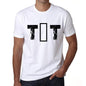 Mens Tee Shirt Vintage T Shirt Tôt X-Small White 00559 - White / Xs - Casual
