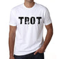 Mens Tee Shirt Vintage T Shirt Trot X-Small White 00560 - White / Xs - Casual