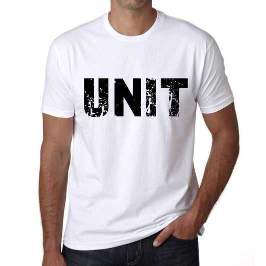 Mens Tee Shirt Vintage T Shirt Unit X-Small White 00560 - White / Xs - Casual