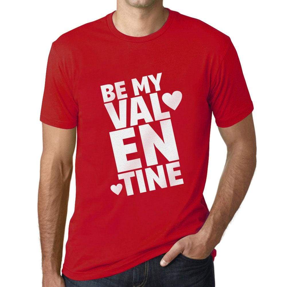 Mens Vintage Tee Shirt Graphic T Shirt Be My Valentine - Red / Xs / Cotton - T-Shirt